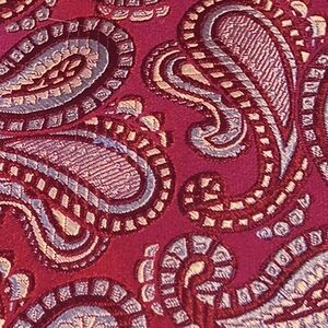 Nordstrom Red and Purple Paisley Tie